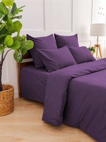 Набор Good-Dream пододеяльник 143х210 + 2 наволочки 50х70 microfiber Violet (GDBSMV143210) GDBSMV143210 фото