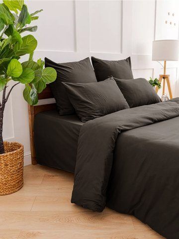 Набор Good-Dream пододеяльник 143х210 + 2 наволочки 50х70 microfiber Brown (GDBSMB143210) GDBSMB143210 фото