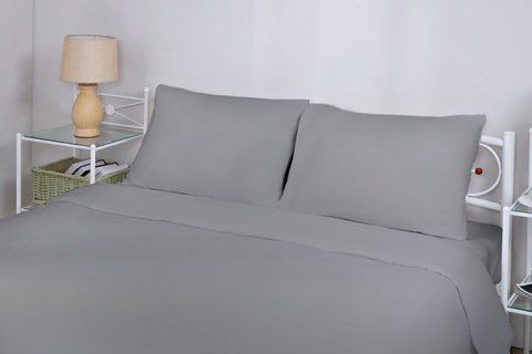 Комплект постільної білизни Good-Dream Бязь Premium Grey Євро (GDCGBS200220) GDCGBS200220 фото