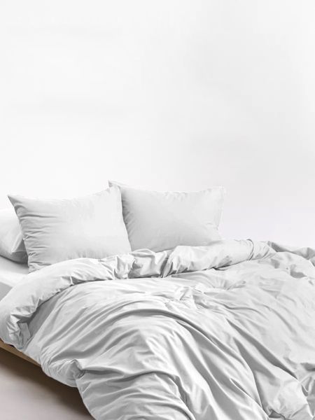 Набір Good-Dream підковдра 143х210 на блискавці + 2 наволочки 50х70 сатин White (GDBSSW143210) GDBSSW143210 фото