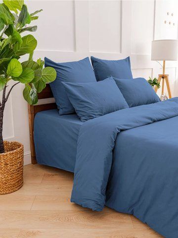 Набор Good-Dream пододеяльник 143х210 + 2 наволочки 50х70 microfiber Blue (GDBSMBL143210) GDBSMBL143210 фото
