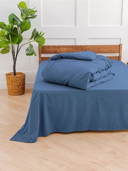 Набор Good-Dream пододеяльник 143х210 + 2 наволочки 50х70 microfiber Blue (GDBSMBL143210) GDBSMBL143210 фото